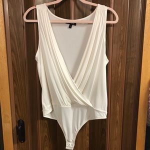 Express White Bodysuit